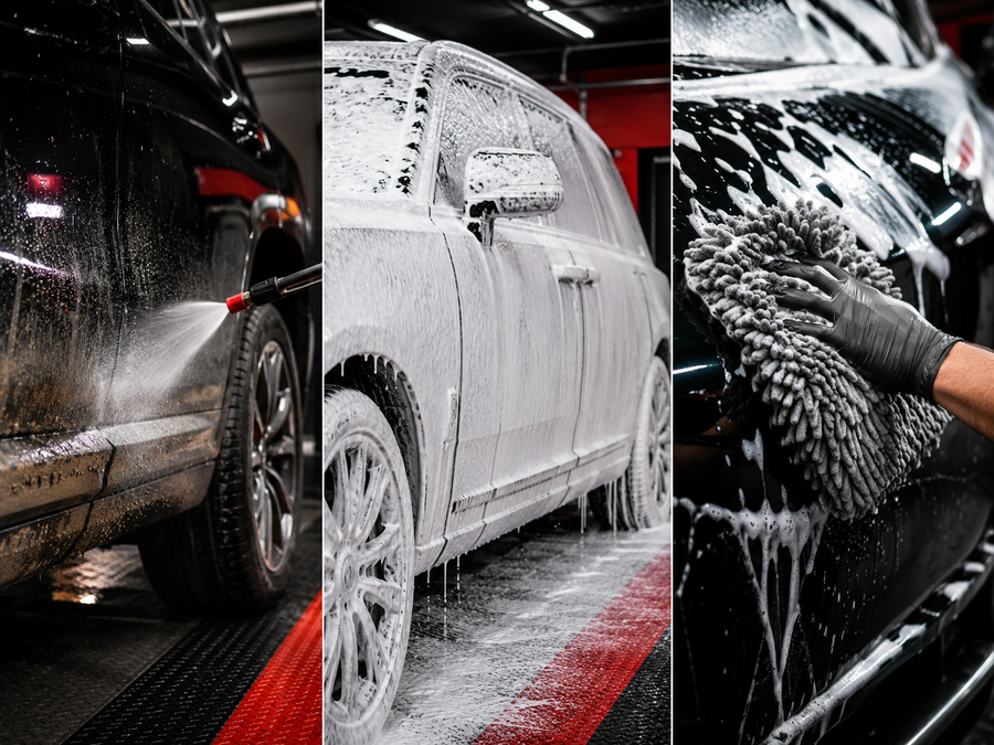Prewash, Foam, Contact Wash: What Each Step Does