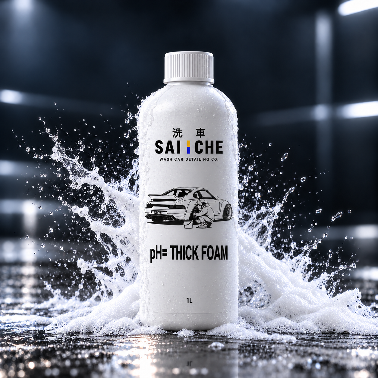 Foam cannon car soap for ceramic coated vehicles