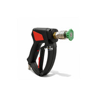 SAI | CHE Short Pressure Washer Gun – Quick Connect, Compact, High-Pressure Rated - Bonus 25° Tip + 360° Swivel Fitting