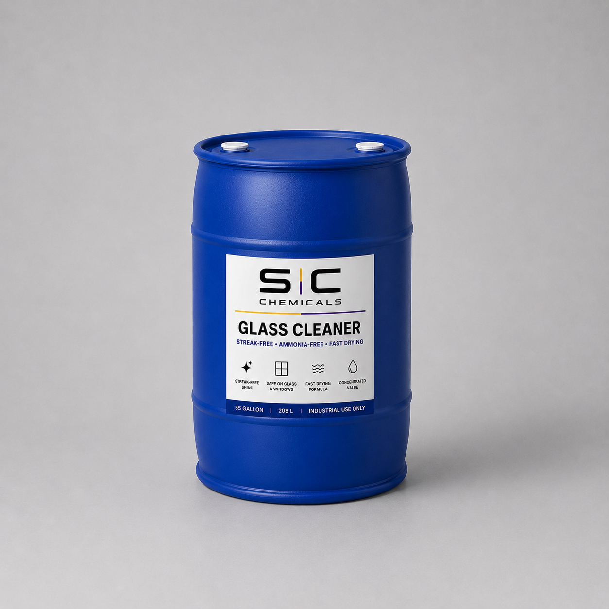 SC Chemicals Glass Cleaner -  Ammonia Free.  Industrial Strength.