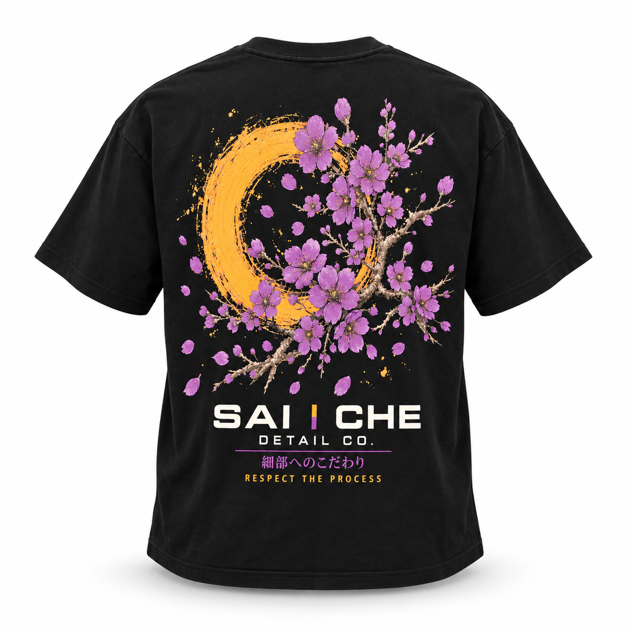 SAI CHE cherry blossom oversized tee